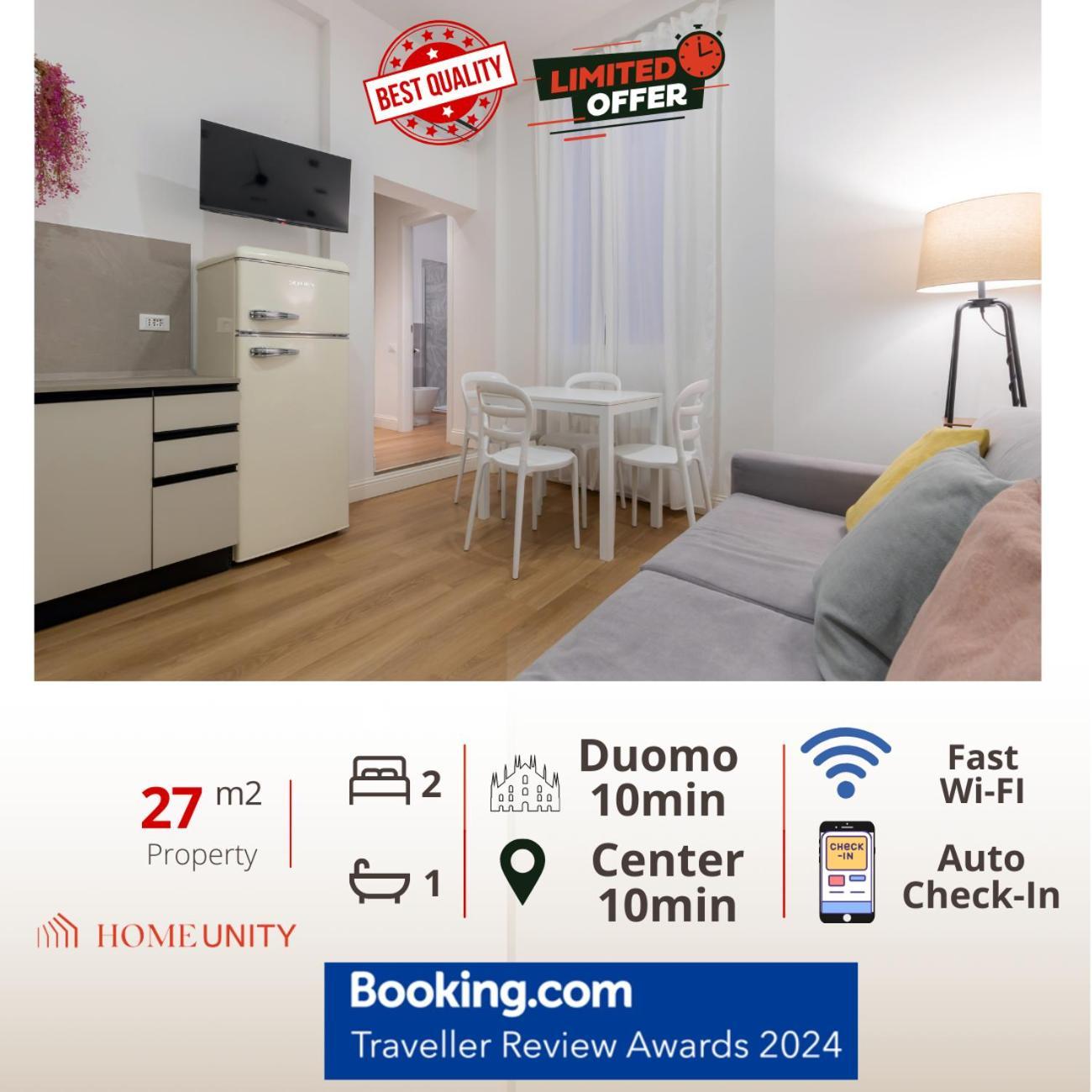 Nuovo Intimo Apt A 10Min Dal Duomo - Homeunity Milano Exteriör bild